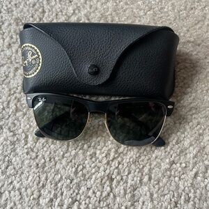 Black Ray Ban Club Master Sunglasses